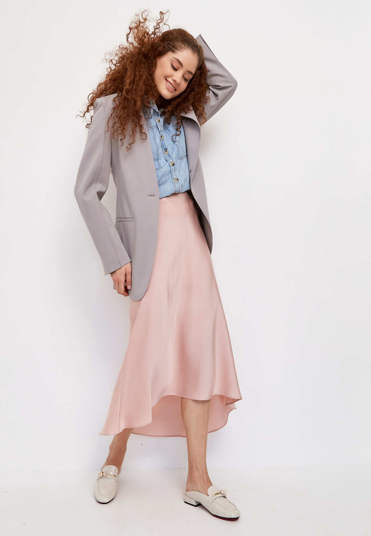 Glossy Charm Mules - White