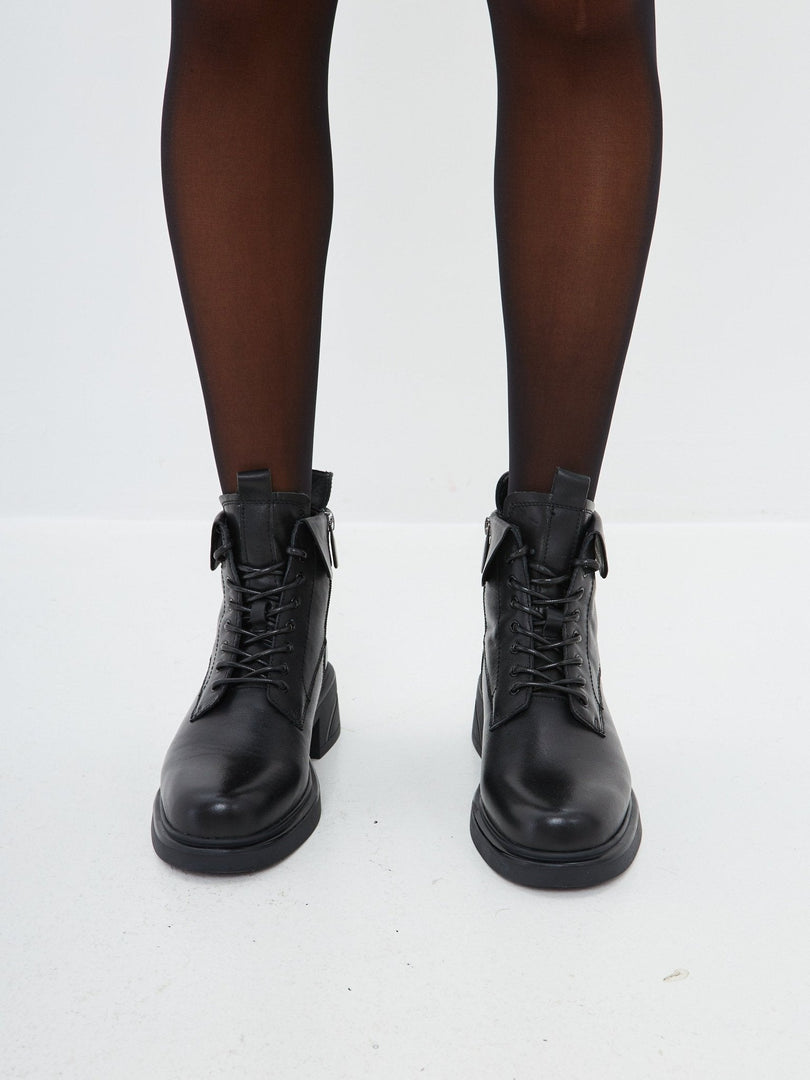 Stylische Blockabsatz-Stiefeletten