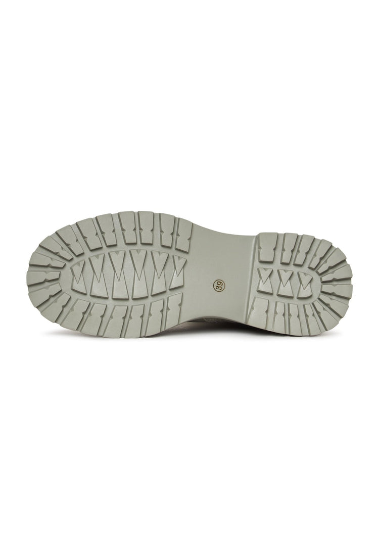 Botines de piel con plataforma