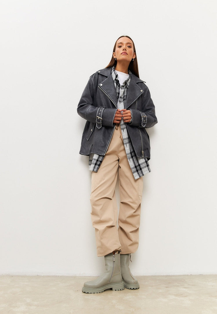 Botines de piel con plataforma