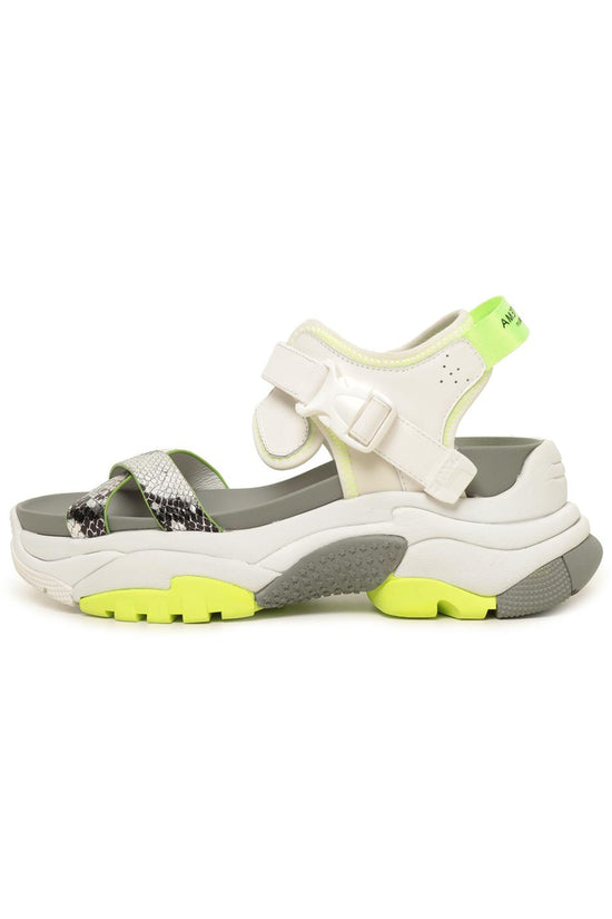 Sporty Chunky Strap Sandaler - Hvid