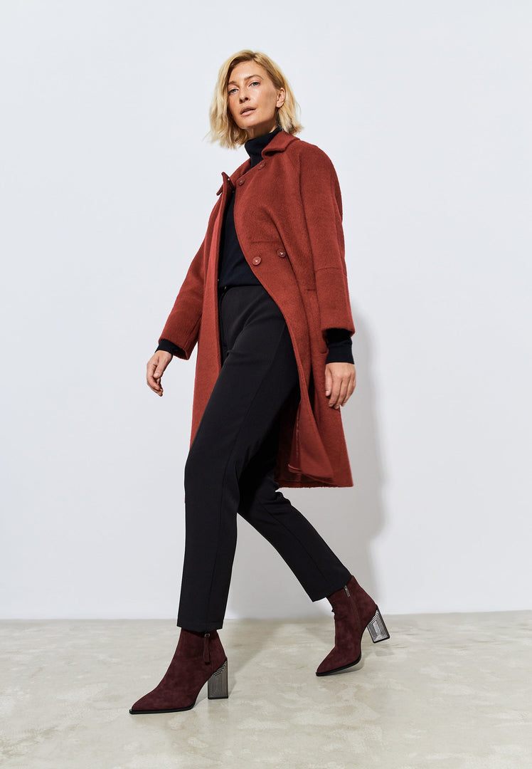 Klassieke leren enkellaarsjes