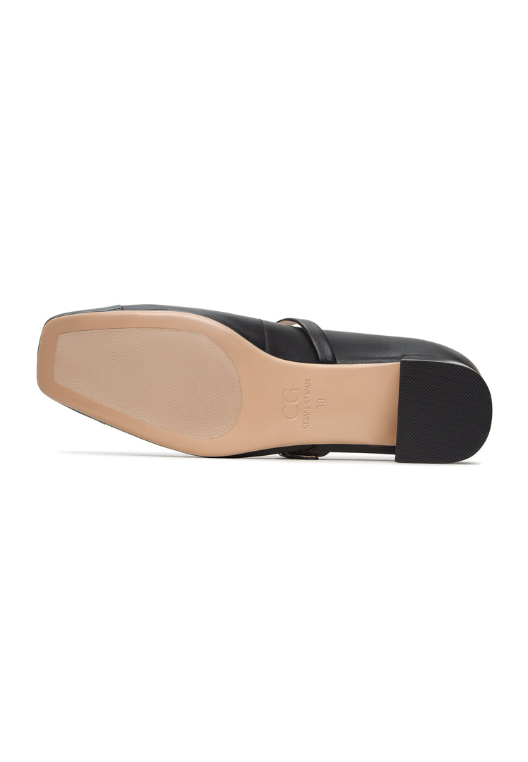 A pair of elegant black Mary Jane heels, known as Briar Mary Janes, a classic choice for any outfit.