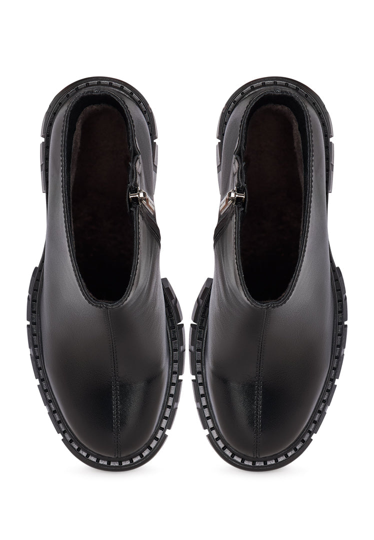 Dynamische Stiefel mit klobigem Absatz Gio - Schwarz