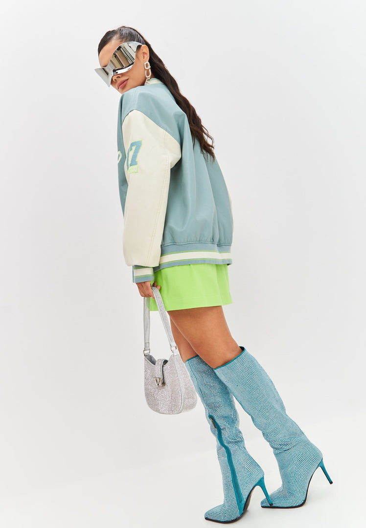 Botas altas con adorno Jewel