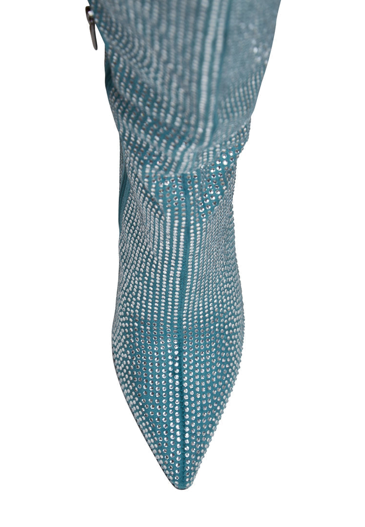 Botas altas con adorno Jewel