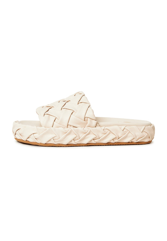 Plateau-Pantoffeln Antonella - Beige