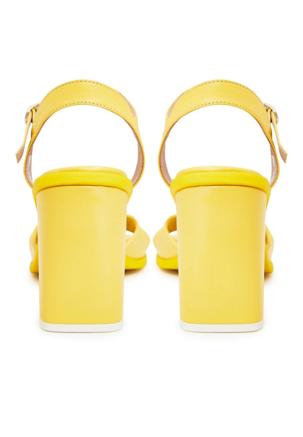 Timeless Block Heels - Yellow