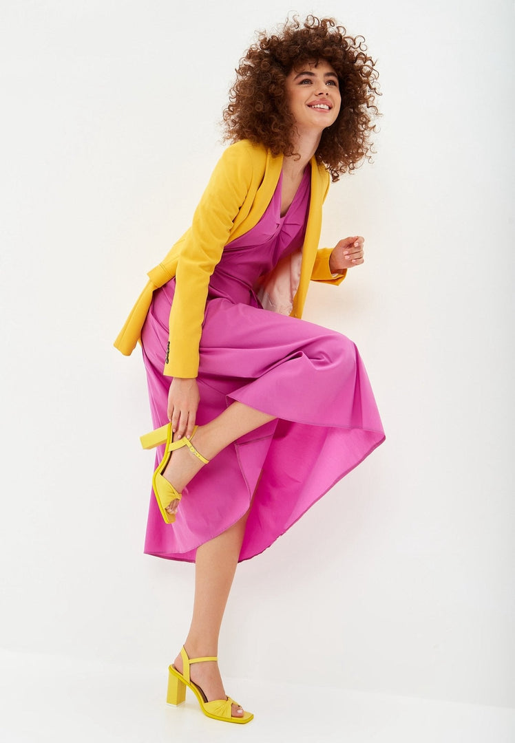 Sandalias clásicas con tacón en bloque