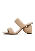 Block Heeled Sandals Isla - Beige