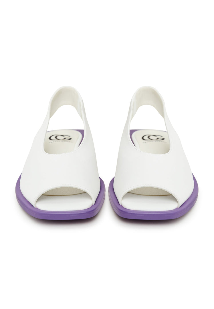 Sandalen met platte zool