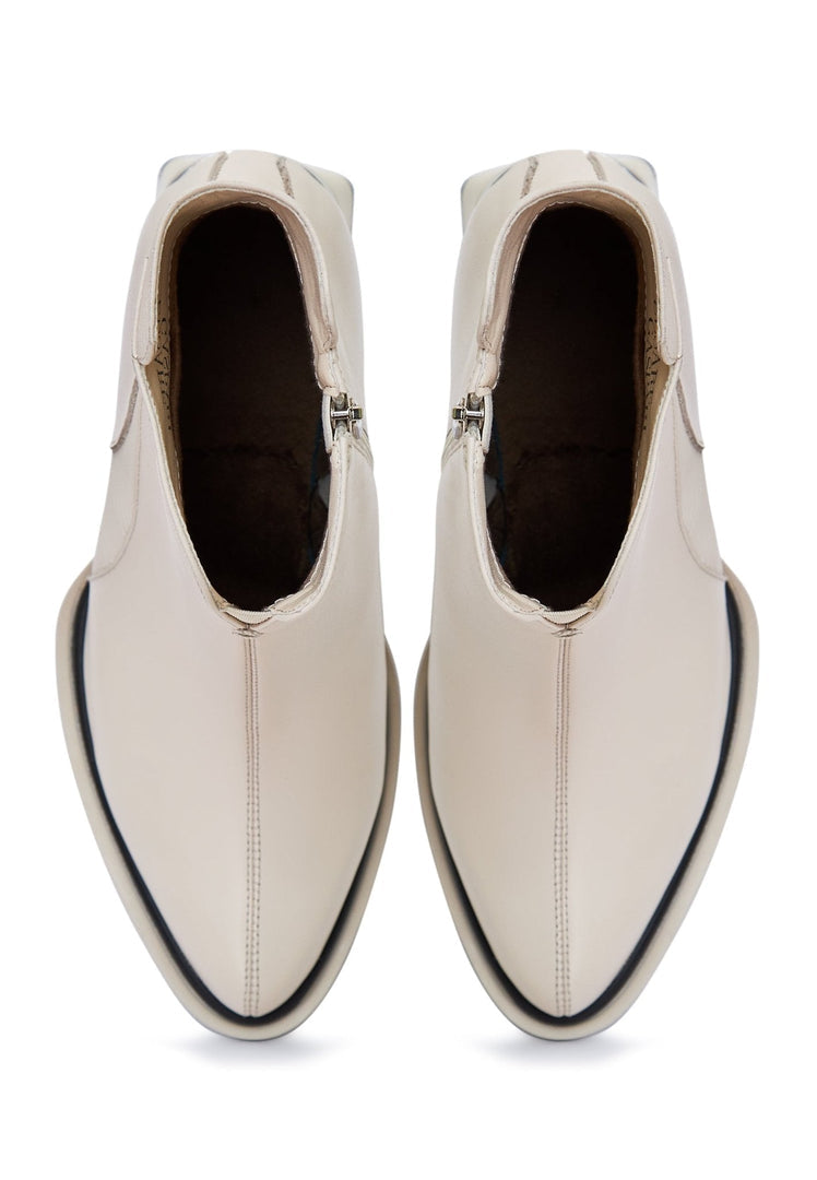 Enkellaarsjes met blokhak