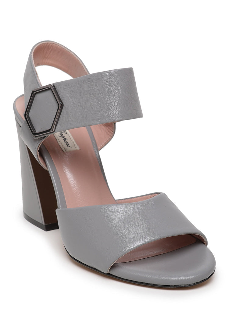 Block High Heels Sandalen