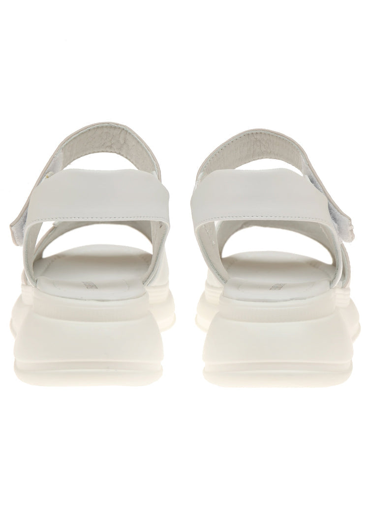 Semelle compensée en cuir Sandales