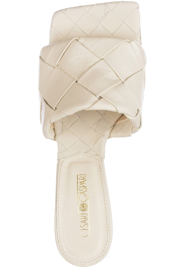 Woven Elegance Mules