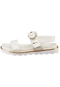 Urban Buckle Sandals - White