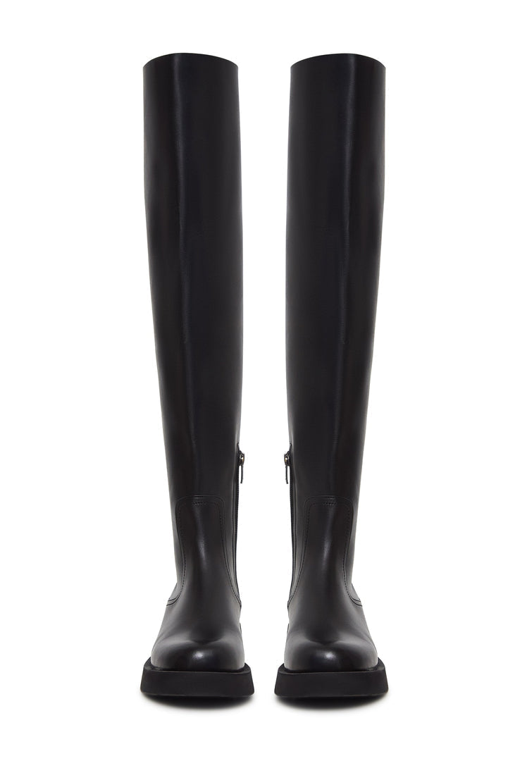 Sculpted Sleek Knee Boots