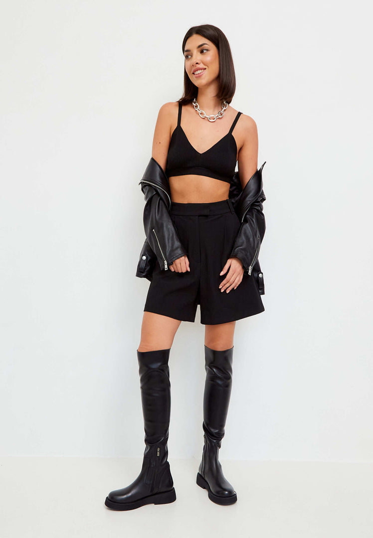 Sculpted Sleek Knee Boots