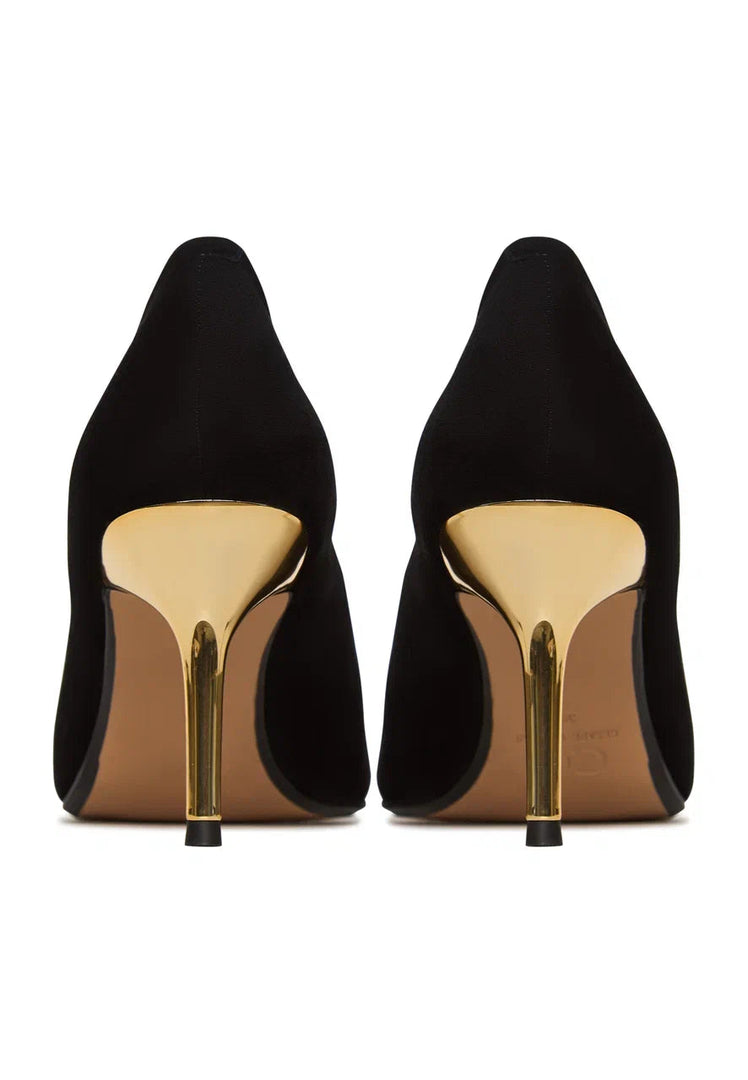 Midnight Muse Mary Janes - Gold