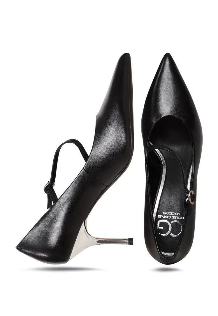 Midnight Muse Mary Janes - Silver