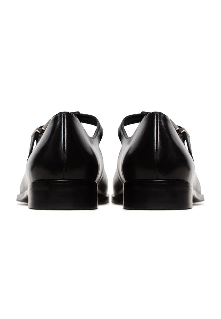 Vintage Charm T-Strap Flats