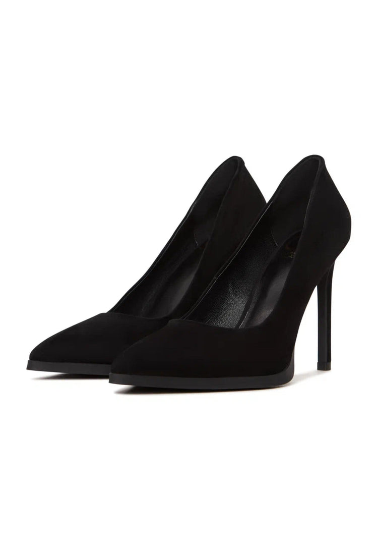 Skyline Suede Stilettos - Black