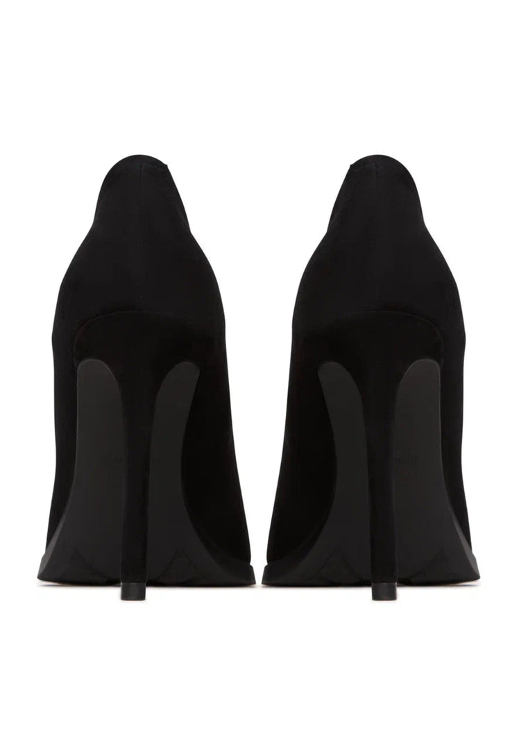 Skyline Suede Stilettos - Black