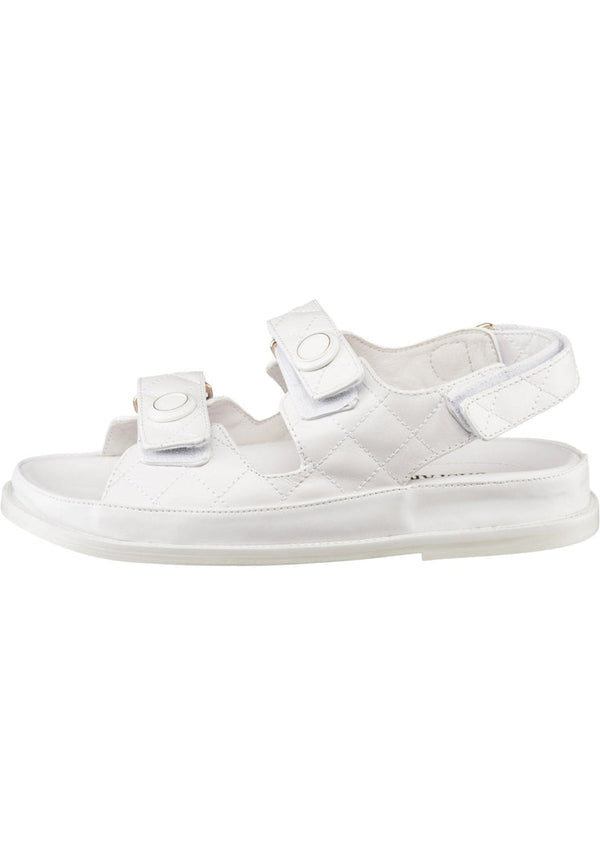CloudWalk Quilted Sandals - White