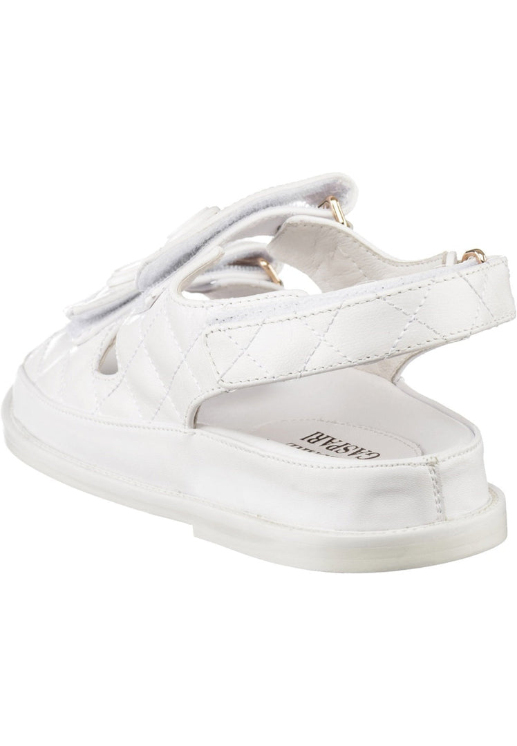 CloudWalk Quilted Sandals - White