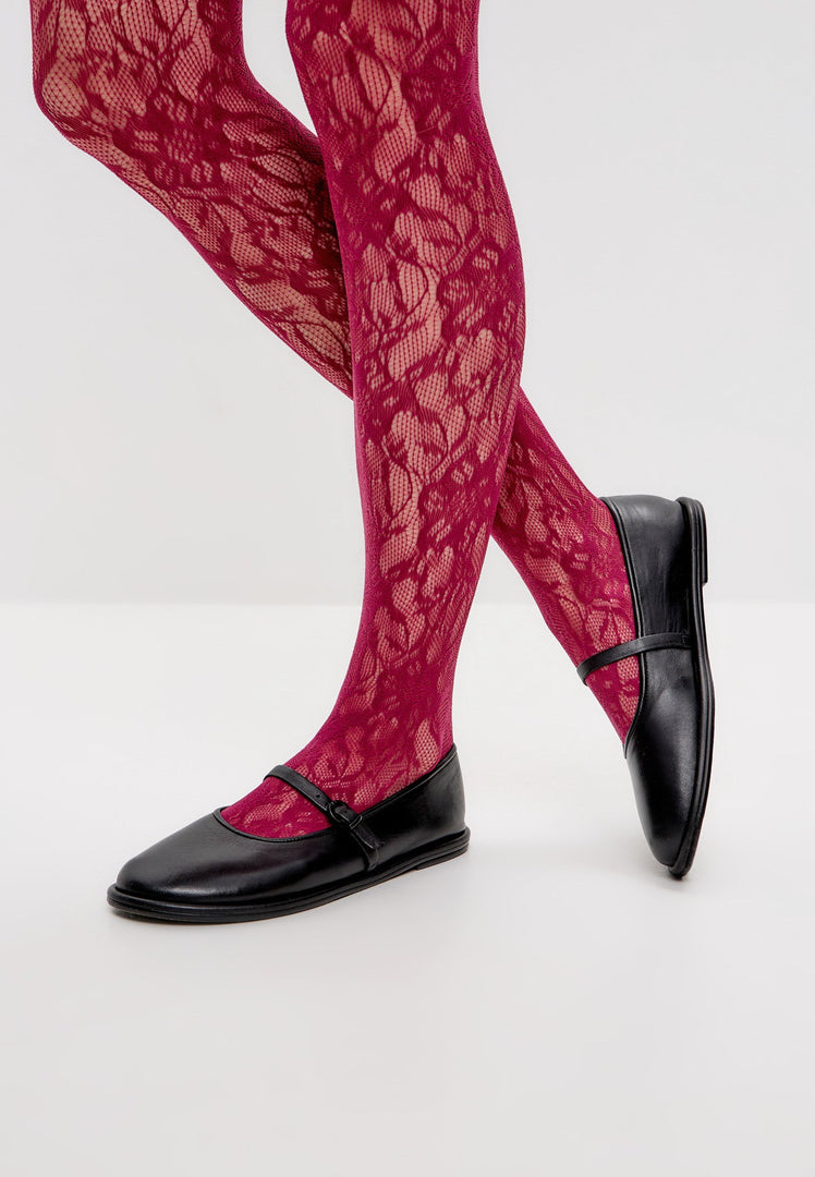 Minimalist Charm Flats - Black