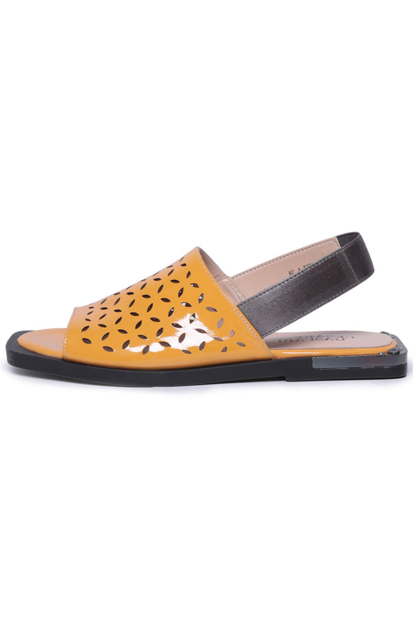 Sunburst Cutout Sandals
