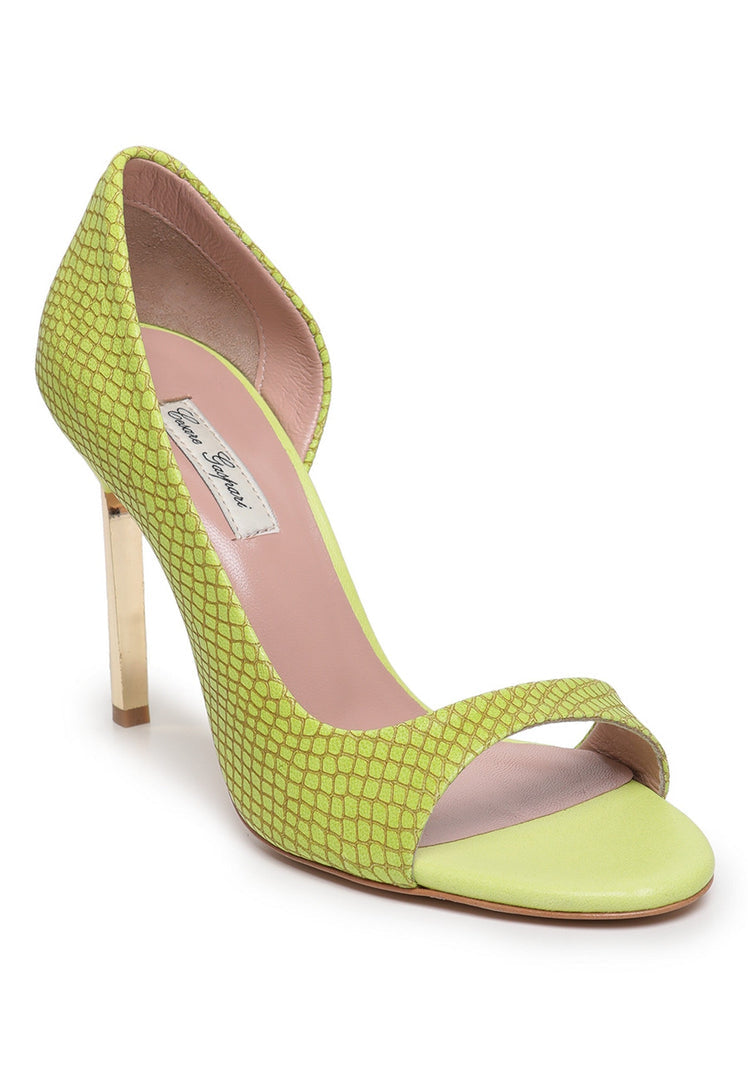 Glamour Absatz Stilettos - Neon Grün