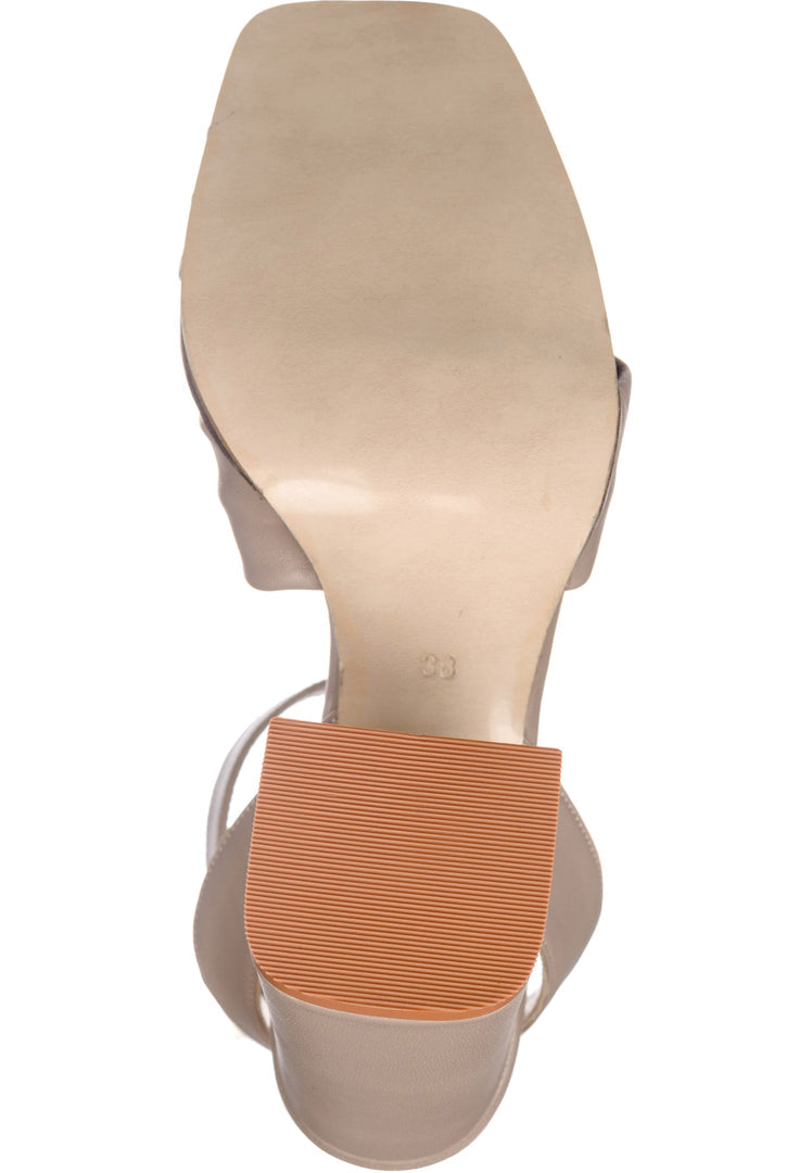 Twist Block Heel Sandals