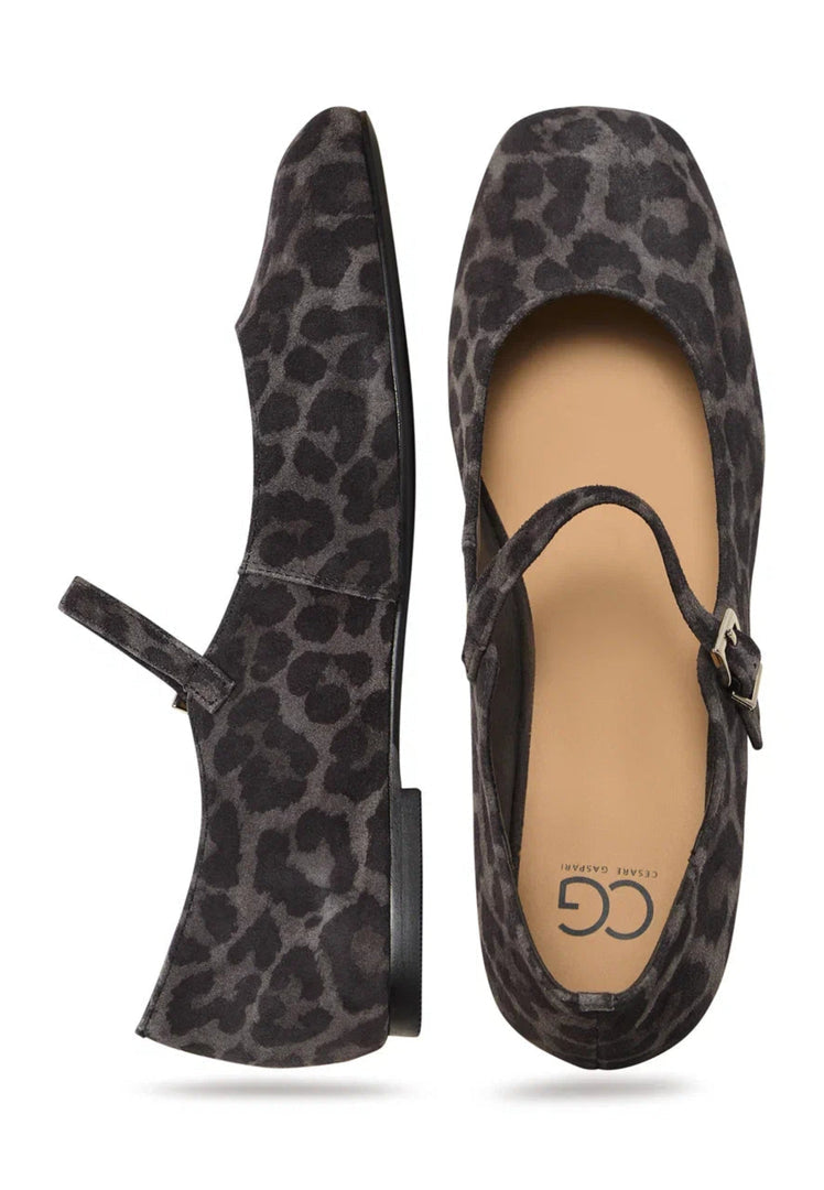 Patent Mary Jane Flats - Pantera