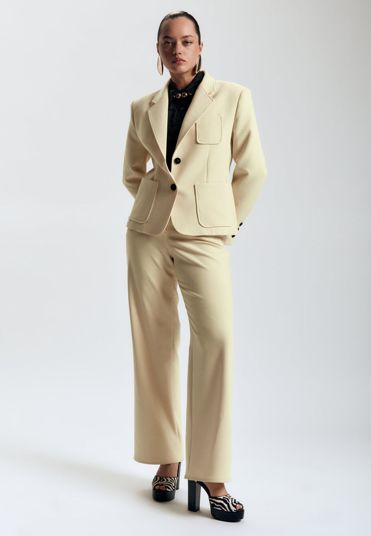 Charm Block Heel Pumps - Zebra