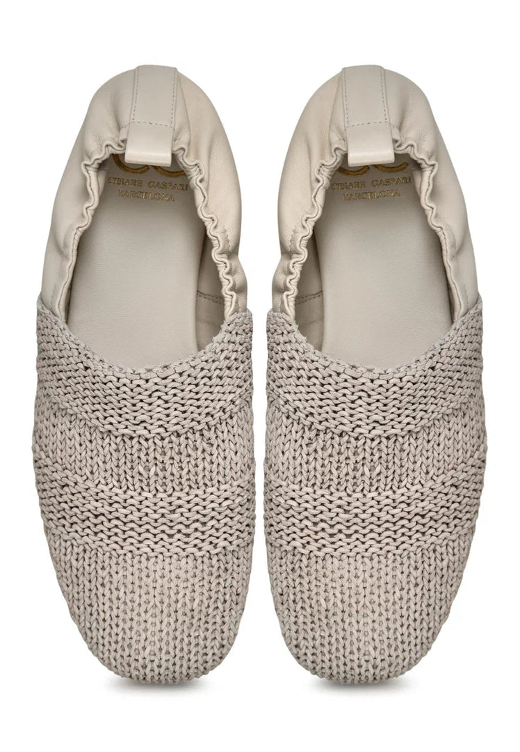 Knitted Slip-On Ballerinas