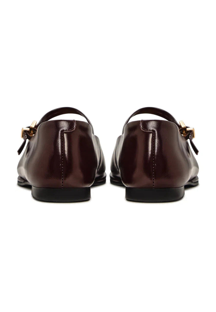Classic Mary Jane Flats - Bordeaux