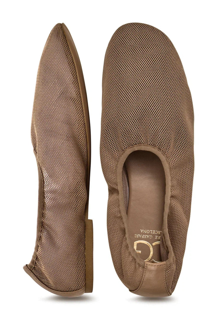 Mesh-Ballettflaschen zum Hineinschlüpfen - Beige