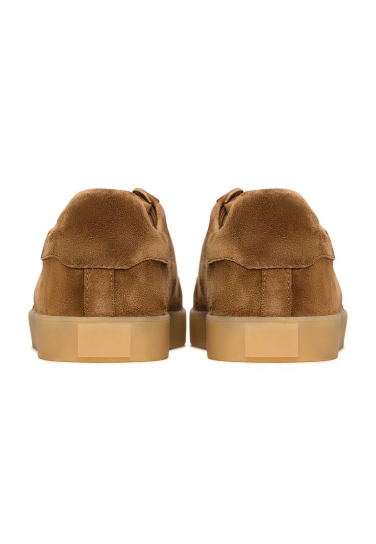 Classic Suede Low-Top Sneakers - Brown