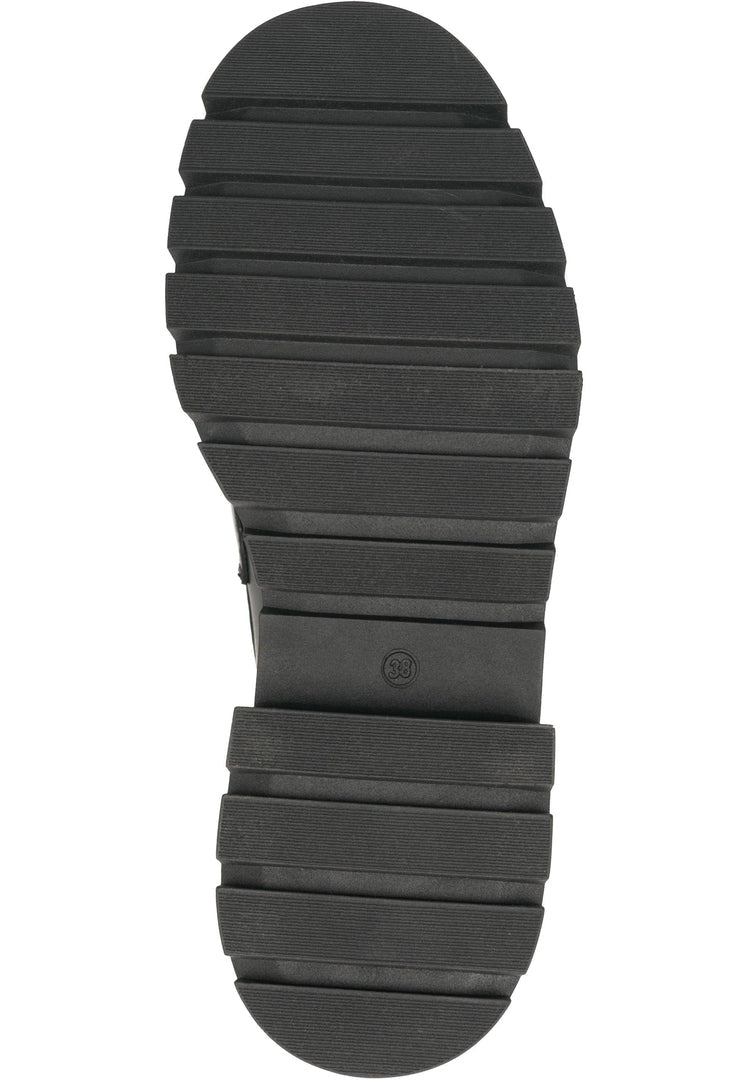 Klobige Loafer mit Nieten - Schwarz