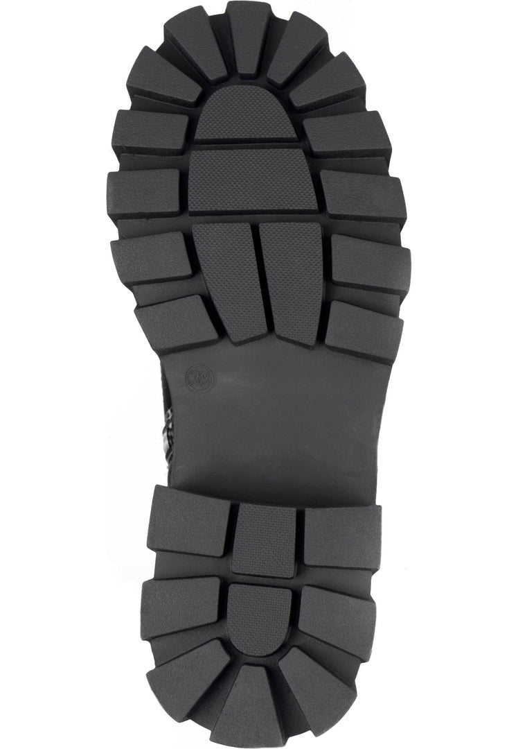 Bottes d'hiver métalliques à plateforme