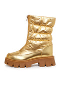 Cozy Chic Winter Boots - Gold