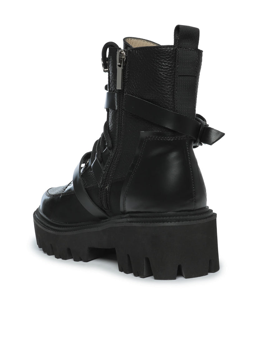 Robuste Mehrriemen-Kampfstiefel