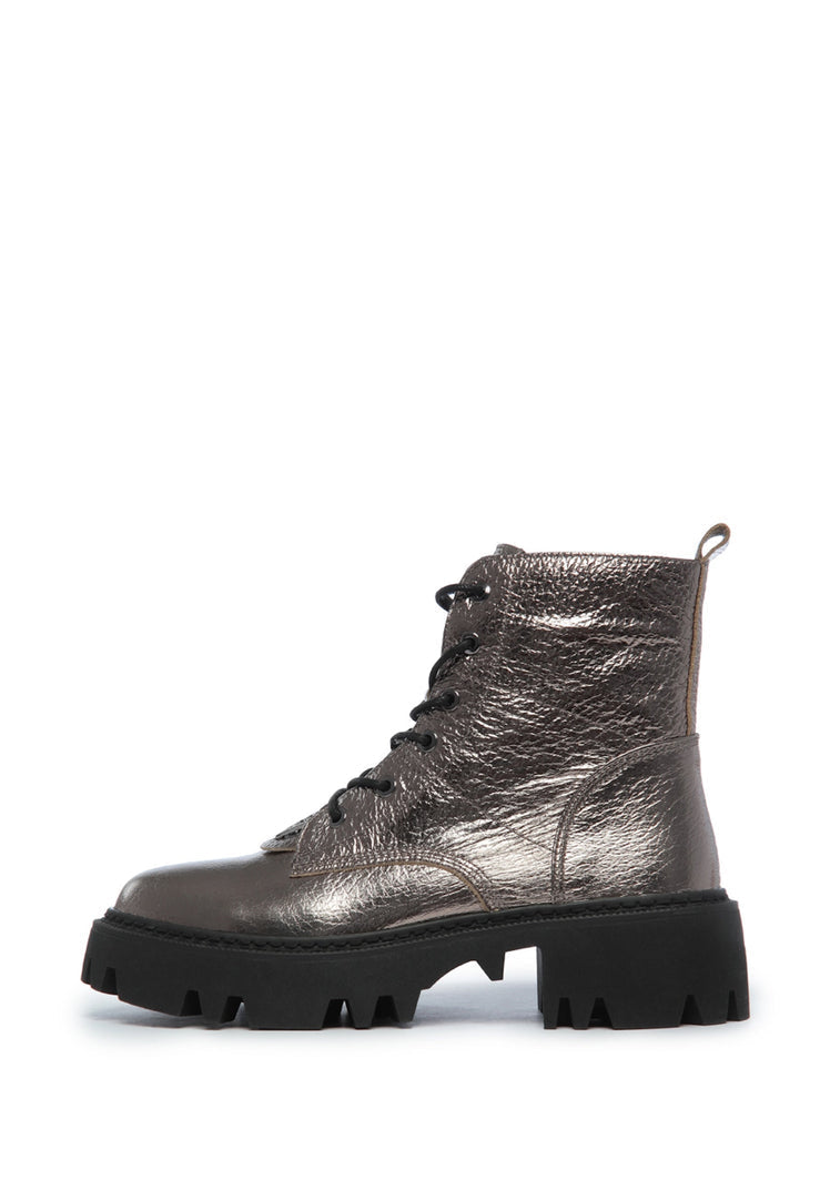 Bottes de combat pour femmes en bronze - élégantes et robustes