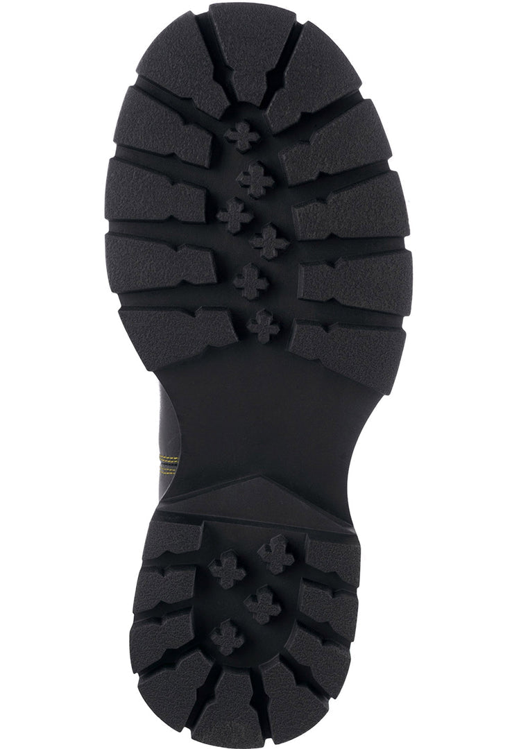 Czarne buty Chelsea z żółtymi przeszyciami - eleganckie i trwałe