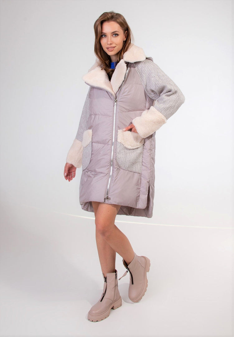 Bottines à semelle épaisse pour femmes, de couleur beige - Tendance et polyvalentes