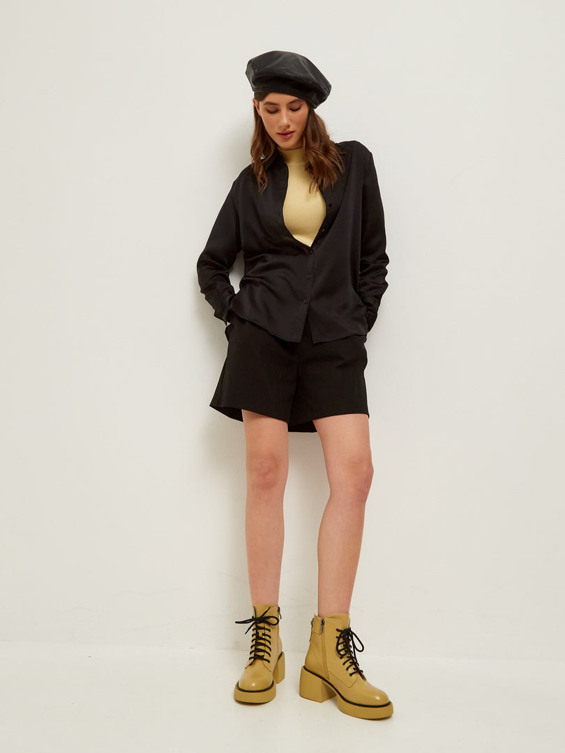 Chic Ankle Boots - Yellow