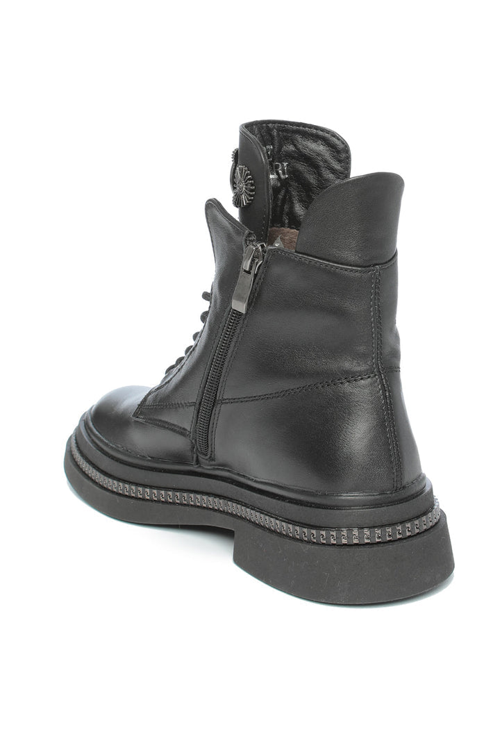 Buty bojowe z wysokim sznurowaniem