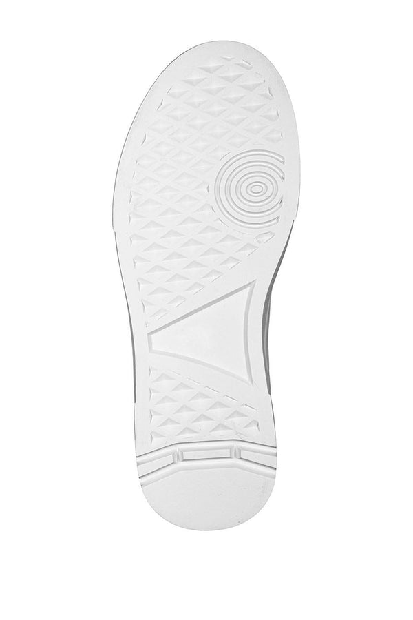 Neon Accent Platform Sneakers