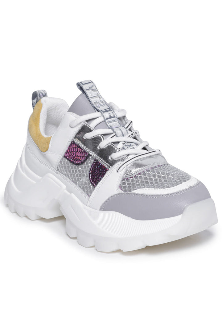 Zapatillas Multi-Texture Chunky - Blancas